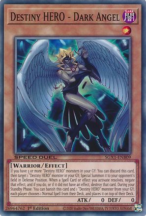 Destiny HERO - Dark Angel [SGX1-ENB09] Common - Yu-Gi-Oh! - Card Brawlers | Quebec | Canada |