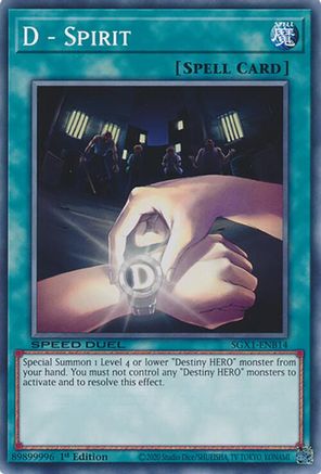 D - Spirit [SGX1-ENB14] Common - Yu-Gi-Oh! - Card Brawlers | Quebec | Canada |