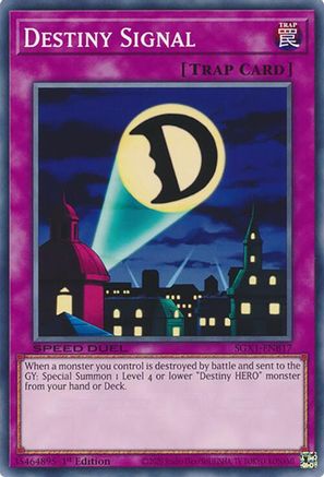 Destiny Signal [SGX1-ENB17] Common - Yu-Gi-Oh! - Card Brawlers | Quebec | Canada |