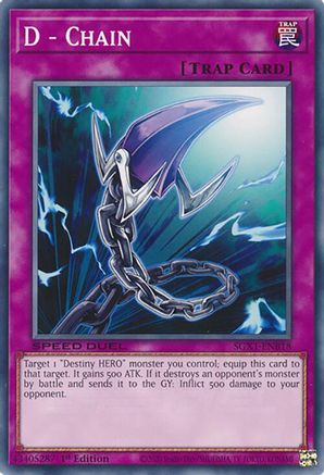 D - Chain [SGX1-ENB18] Common - Yu-Gi-Oh! - Card Brawlers | Quebec | Canada |