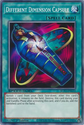 Different Dimension Capsule [SGX1-ENG12] Common - Yu-Gi-Oh! - Card Brawlers | Quebec | Canada |