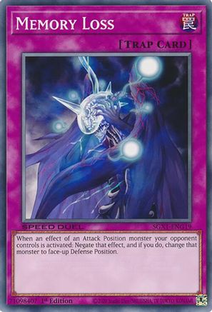 Memory Loss [SGX1-ENG19] Common - Yu-Gi-Oh! - Card Brawlers | Quebec | Canada |