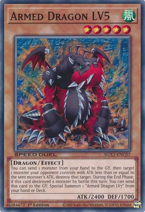 Armed Dragon LV5 [SGX1-ENC07] Common - Yu-Gi-Oh! - Card Brawlers | Quebec | Canada |