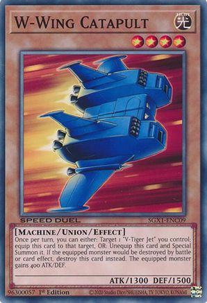 W-Wing Catapult [SGX1-ENC09] Common - Yu-Gi-Oh! - Card Brawlers | Quebec | Canada |