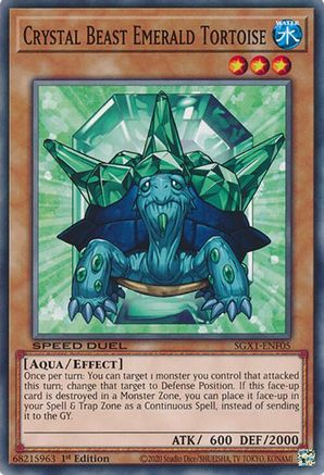 Tortue émeraude Crystal Beast [SGX1-ENF05] commune 
