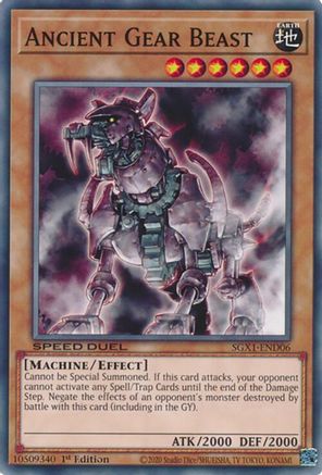 Ancient Gear Beast [SGX1-END06] Common - Yu-Gi-Oh! - Card Brawlers | Quebec | Canada |