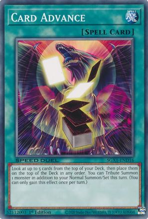 Card Advance [SGX1-END16] Common - Yu-Gi-Oh! - Card Brawlers | Quebec | Canada |
