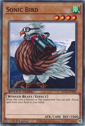 Sonic Bird [SGX1-ENE03] Common - Yu-Gi-Oh! - Card Brawlers | Quebec | Canada |