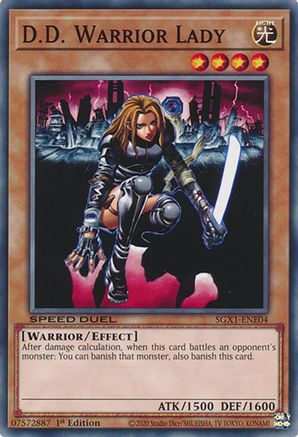 D.D. Warrior Lady [SGX1-ENE04] Common - Yu-Gi-Oh! - Card Brawlers | Quebec | Canada |