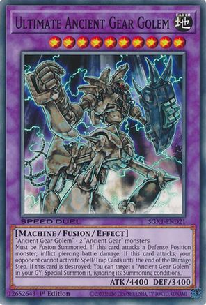 Ultimate Ancient Gear Golem [SGX1-END21] Common - Yu-Gi-Oh! - Card Brawlers | Quebec | Canada |