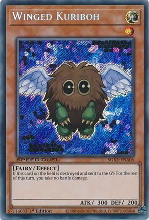 Winged Kuriboh [SGX1-ENA06] Secret Rare - Yu-Gi-Oh! - Card Brawlers | Quebec | Canada |