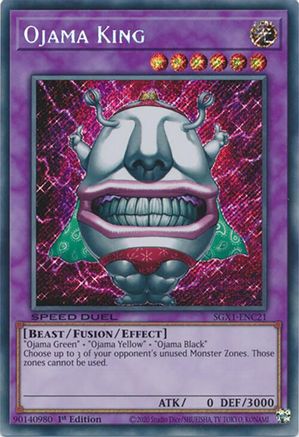 Ojama King [SGX1-ENC21] Secret Rare