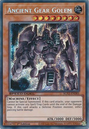 Ancient Gear Golem [SGX1-END01] Secret Rare