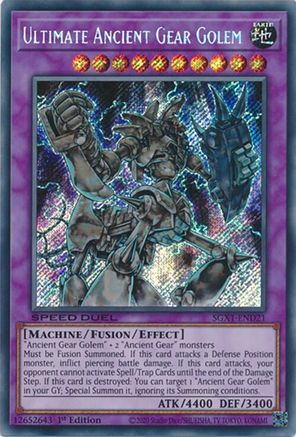 Ultimate Ancient Gear Golem [SGX1-END21] Secret Rare - Yu-Gi-Oh! - Card Brawlers | Quebec | Canada |