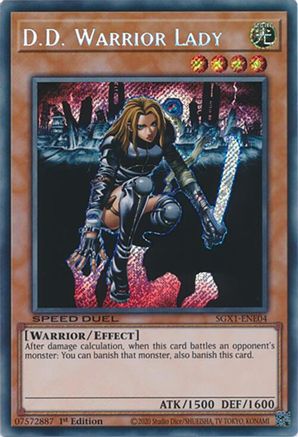 D.D. Warrior Lady [SGX1-ENE04] Secret Rare - Yu-Gi-Oh! - Card Brawlers | Quebec | Canada |