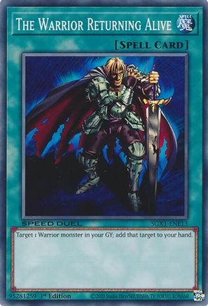 The Warrior Returning Alive [SGX1-ENE13] Common - Yu-Gi-Oh! - Card Brawlers | Quebec | Canada |