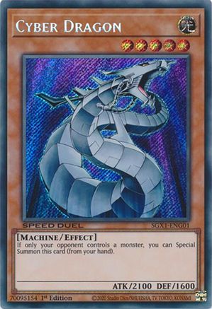 Cyber Dragon [SGX1-ENG01] Secret Rare