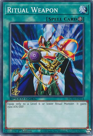 Ritual Weapon [SGX1-ENE14] Common - Yu-Gi-Oh! - Card Brawlers | Quebec | Canada |