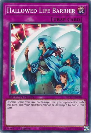 Hallowed Life Barrier [SGX1-ENE18] Common - Yu-Gi-Oh! - Card Brawlers | Quebec | Canada |