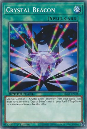 Crystal Beacon [SGX1-ENI18] Common - Yu-Gi-Oh! - Card Brawlers | Quebec | Canada |