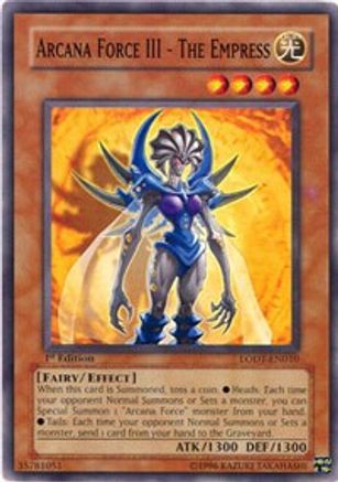 Arcana Force III - The Empress [LODT-EN010] Common - Yu-Gi-Oh! - Card Brawlers | Quebec | Canada |