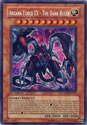 Arcana Force EX - The Dark Ruler [LODT-EN017] Secret Rare - Yu-Gi-Oh! - Card Brawlers | Quebec | Canada |