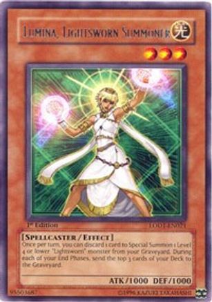 Lumina, Lightsworn Summoner [LODT-EN021] Rare - Yu-Gi-Oh! - Card Brawlers | Quebec | Canada |