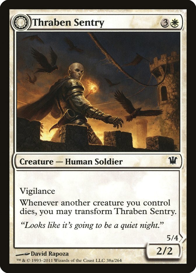 Thraben Sentry // Thraben Militia [Innistrad] - Magic: The Gathering - Card Brawlers | Quebec | Canada |