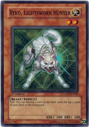 Ryko, Lightsworn Hunter [LODT-EN022] Super Rare - Yu-Gi-Oh! - Card Brawlers | Quebec | Canada |