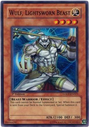 Wulf, Lightsworn Beast [LODT-EN023] Super Rare - Yu-Gi-Oh! - Card Brawlers | Quebec | Canada |