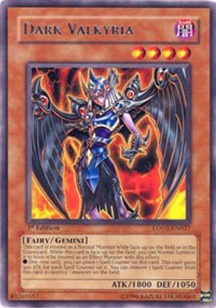 Dark Valkyria [LODT-EN027] Rare - Yu-Gi-Oh! - Card Brawlers | Quebec | Canada |