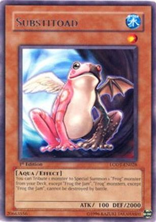 Substitoad [LODT-EN028] Rare - Yu-Gi-Oh! - Card Brawlers | Quebec | Canada |