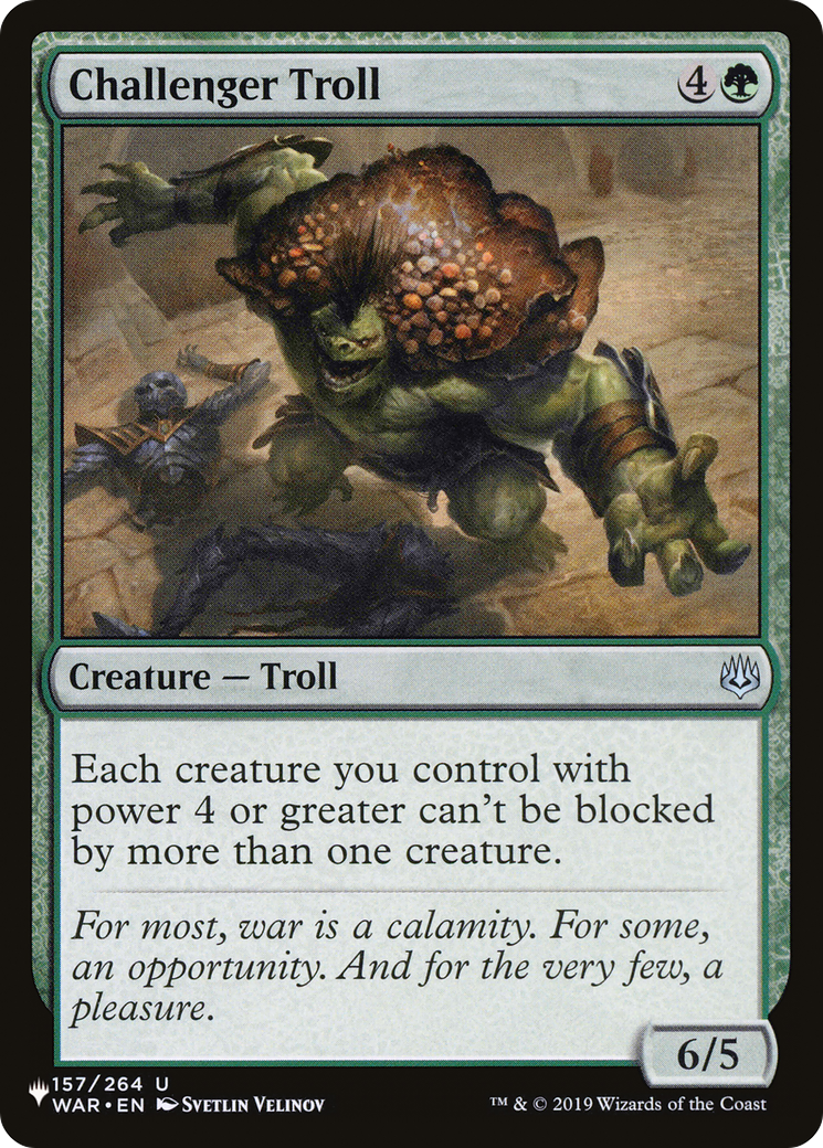 Challenger Troll [The List] - Magic: The Gathering - Card Brawlers | Quebec | Canada |