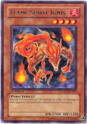 Flame Spirit Ignis [LODT-EN087] Rare - Yu-Gi-Oh! - Card Brawlers | Quebec | Canada |