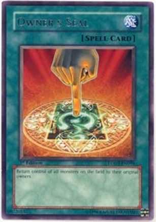 Owner's Seal [LODT-EN094] Rare - Yu-Gi-Oh! - Card Brawlers | Quebec | Canada |