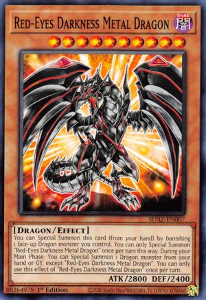 Red-Eyes Darkness Metal Dragon [SDAZ-EN007] Common - Yu-Gi-Oh! - Card Brawlers | Quebec | Canada |