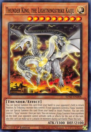 Thunder King, the Lightningstrike Kaiju [SDAZ-EN008] Common - Yu-Gi-Oh! - Card Brawlers | Quebec | Canada |