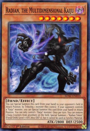 Radian, the Multidimensional Kaiju [SDAZ-EN010] Common - Yu-Gi-Oh! - Card Brawlers | Quebec | Canada |