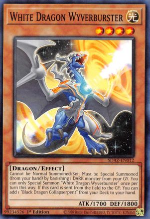 White Dragon Wyverburster [SDAZ-EN012] Common - Yu-Gi-Oh! - Card Brawlers | Quebec | Canada |