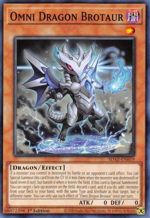 Omni Dragon Brotaur [SDAZ-EN019] Common - Yu-Gi-Oh! - Card Brawlers | Quebec | Canada |
