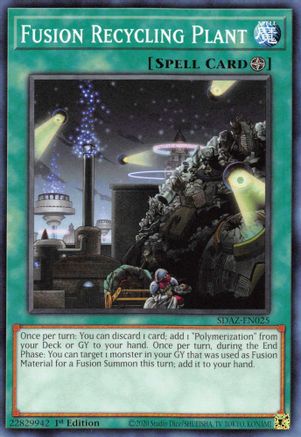 Fusion Recycling Plant [SDAZ-EN025] Common - Yu-Gi-Oh! - Card Brawlers | Quebec | Canada |