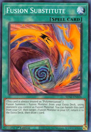 Fusion Substitute [SDAZ-EN026] Common - Yu-Gi-Oh! - Card Brawlers | Quebec | Canada |
