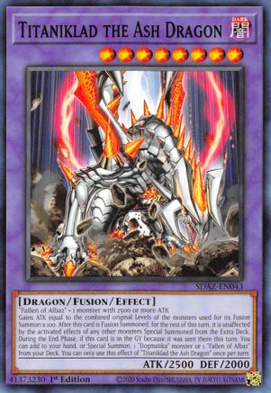 Titaniklad the Ash Dragon [SDAZ-EN043] Common - Yu-Gi-Oh! - Card Brawlers | Quebec | Canada |