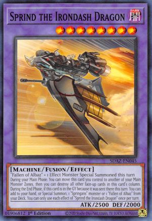 Sprind the Irondash Dragon [SDAZ-EN045] Common - Yu-Gi-Oh! - Card Brawlers | Quebec | Canada |