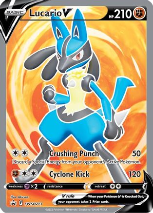 Lucario V (SWSH213) [Sword & Shield: Black Star Promos] - Pokémon - Card Brawlers | Quebec | Canada |