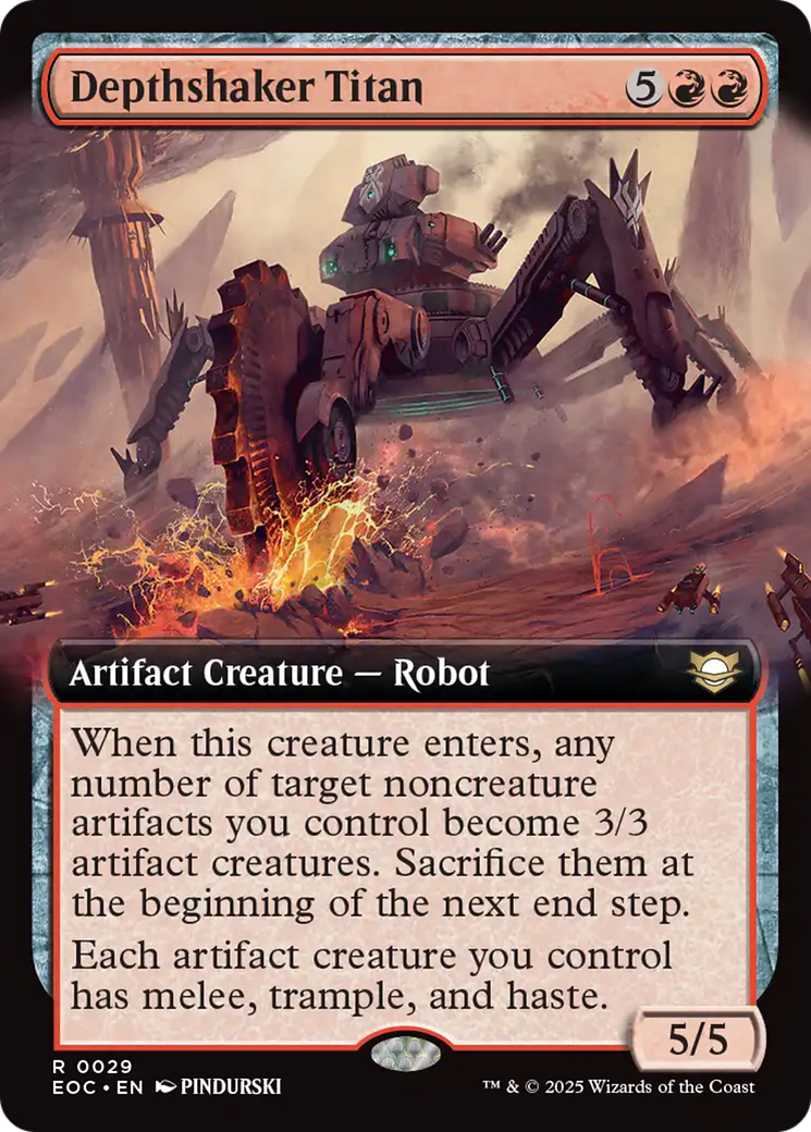 Depthshaker Titan (Extended Art) [Edge of Eternities Commander] - Magic: The Gathering - Card Brawlers | Quebec | Canada |