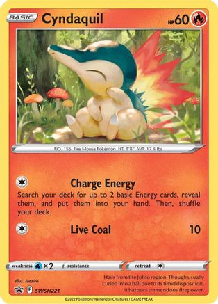 Cyndaquil (SWSH221) [Sword & Shield: Black Star Promos] - Pokémon - Card Brawlers | Quebec | Canada |