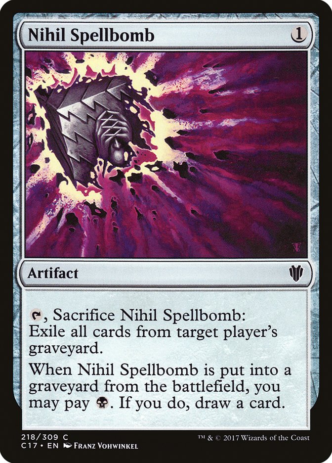 Nihil Spellbomb [Commander 2017] - Magic: The Gathering - Card Brawlers | Quebec | Canada |