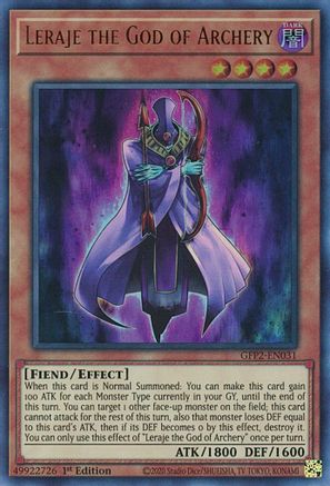 Leraje the God of Archery [GFP2-EN031] Ultra Rare - Yu-Gi-Oh! - Card Brawlers | Quebec | Canada |