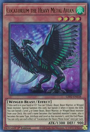 Cocatorium the Heavy Metal Avian [GFP2-EN038] Ultra Rare - Yu-Gi-Oh! - Card Brawlers | Quebec | Canada |